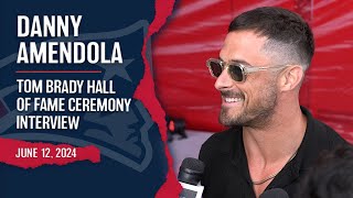 Danny Amendola Shares Tom Brady Stories During Red Carpet Interview  Tom Brady HOF Ceremony [upl. by Sidnala]