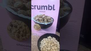 First time trying the Crumbl cookies cereal and I must say it’s a NO for me 😩🥣 shorts crumbl [upl. by Rosetta193]