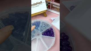 Make ASMR video with beads！pandahall diy shorts asmr asmrsounds asmrvideo asmrcommunity [upl. by Hnirt]