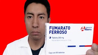 Fumarato Ferroso 200 mg  Hierro  Anemia Ferropénica  DOCTOR POLAR salud [upl. by Sinoda121]