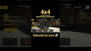 OffRoad 4x4 Vehicle Realistic Suspension  shorts viralshorts shortvideos viralvideo 4x4 [upl. by Marcelia]