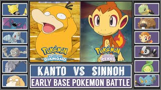 Kanto vs Sinnoh  POKÉMON BRILLIANT DIAMONDampSHINING PEARL BATTLE [upl. by Emogene]