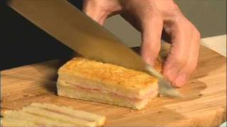 Mini CroquesMonsieur 225 Jacques Pépin More Fast Food My Way [upl. by Xuagram493]