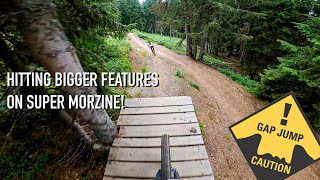 Super Morzine MTB 2022  Riding New Features  Evil Insurgent MX [upl. by Peltier]