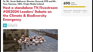 Webinar Why we need a dedicated GE2024 Leaders Debate on the Climate and Biodiversity Emergency [upl. by Krasner]