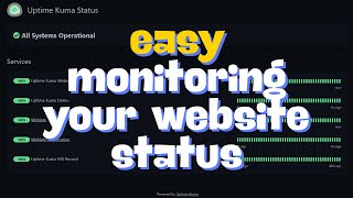 Uptime Kuma  Công cụ giám sát Website máy chủ hiệu quả [upl. by Jeddy202]