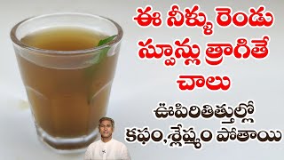 Drink to Reduce Cough and Cold  Cuts Phlegm in Lungs  Tulasi Benefits  Dr Manthenas Health Tips [upl. by Asselim]