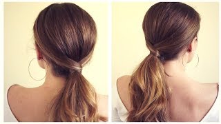 Simple Elegant Ponytail Tutorial [upl. by Ennayhc199]