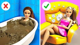 TRANSFORMATION INCROYABLE DE BARBIE  MEILLEURS CONSEILS DIY [upl. by Rosena]