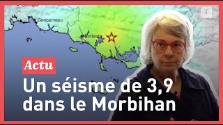 Un séisme de 39 dans le Morbihan [upl. by Tamma]