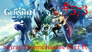 Genshin Impact Walkthrough Part 573  Seirai Stormchasers Part IV No Commentary [upl. by Eissirhc48]