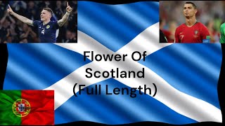 Flower Of Scotland  bagpipes in Lisbon scotland scotlandnationalteam anthem nationalanthem [upl. by Paton]