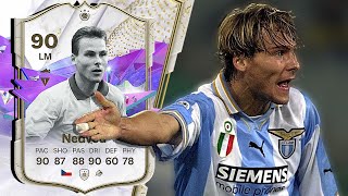 90 FUTURE STARS ICON NEDVED PLAYER REVIEW FC 24 [upl. by Innos874]