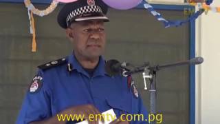 Transnational Crime Unit Office Set For Madang Police Force [upl. by Anelat]