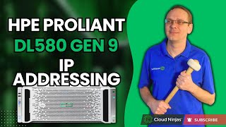 HPE ProLiant DL580 Gen9 Server IP Address Setup  Configuring IP Addresses  Enable DHCP amp Static [upl. by Gluck]