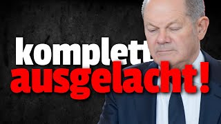 💥PEINLICH Scholz bei Bürgerdialog AUSGELACHT [upl. by Gnanmas102]