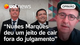 Reinaldo Azevedo Bolsonaro acabou confessando crime no 79 Nunes Marques deu jeito de ficar fora [upl. by Sahcnip299]