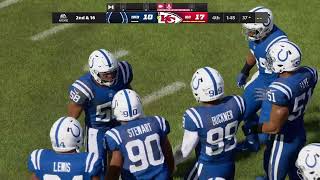 Madden NFL 22 PS5 colts vs chiefs CPU vs CPU [upl. by Aufmann]