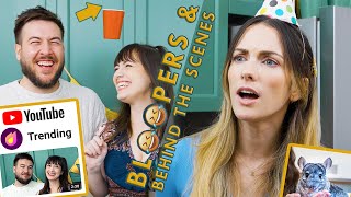 BLOOPERS amp BTS Friends with Benefits ft Ryan George and Julie Nolke [upl. by Enirak]