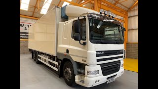 New In Stocklist For Sale DAF CF85 6X2 26 TONNE FRIDGEFREEZER DRAWBAR SPEC  2013  DA13 YDK [upl. by Lennard556]