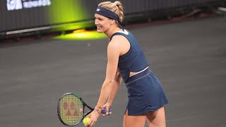 Eugenie Bouchard performs major tennis Uturn after quitting to play rival sport [upl. by Onnem626]