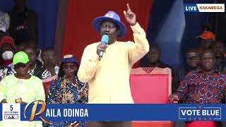 Kenyas Former Prime Minister Raila Odingas speech at Bukhungu Stadium Kakamega County [upl. by Azeel36]