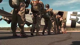 VIDEO ‘Band of Brothers’ cast trains to recreate DDay parachute jump [upl. by Krug775]