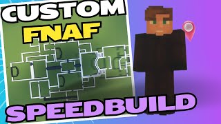 FNAF Mega Map Build Custom Speedbuild part 1 [upl. by Acila]