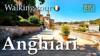 Anghiari Tuscany Italy【Walking Tour】History in Subtitles  4K [upl. by Tarkany]