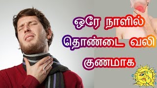 Home remedy for throat pain in tamil  Thondai vali  தொண்டை வலி குணமாக Tamil Beauty amp Health Tips [upl. by Wavell]