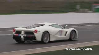 Ferrari LaFerrari  Acceleration Sound On Track [upl. by Dorkas]