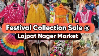 Diwali Sale Shopping 🛍️ lajpat nagar festival shopping  Lajpat Nagar Central Market Delhi [upl. by Kolivas]