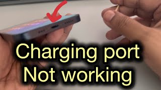 Charging port not working in iPhone  Fix [upl. by Dulcia]