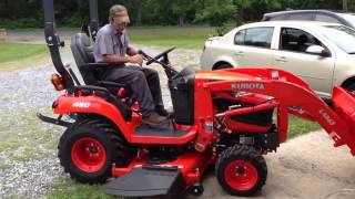 Kubota BX2370 4X4 Diesel Tractor Quick Start Instructions by York Tractor [upl. by Ledniahs317]