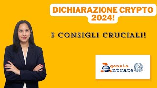 Tassazione criptovalute 2024 tutto ciò che devi sapere [upl. by Eiuqnom701]