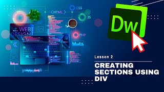 Lesson 2  Membuat Sections Menggunakan DIV [upl. by Chadbourne]