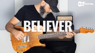 Imagine Dragons  Believer  Metal Guitar Cover by Kfir Ochaion [upl. by Patrizius900]