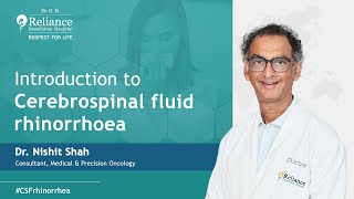 Introduction to Cerebrospinal fluid Rhinorrhoea  Dr Nishit Shah [upl. by Mosnar]