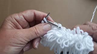 12 How to Knit The Loopy Stitch Knitting For Beginners Sheilas Just Knitting [upl. by Anitselec27]