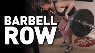 How To Barbell Row Programming amp Proper Form [upl. by Cariotta184]