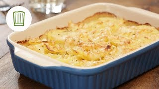 Klassisches Kartoffelgratin  Chefkochde [upl. by Racklin]