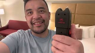 Vipertek VTS989 stun gun unboxing and testing…OUCHY [upl. by Ardie]