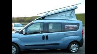 FIAT DOBLO CAMPER ELEVATING ROOF [upl. by Ibbison]