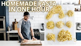 Easy to Make Homemade Pasta Dough Recipe [upl. by Furmark]