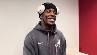 Alabama Football WR Germie Bernard Interview  Mercer Postgame [upl. by Hild]