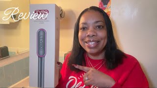 TYMO Hair Straightening Comb Unboxing and Demonstration [upl. by Haletta559]