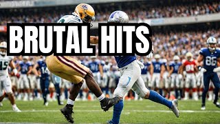 Hardest Football Hits Ever [upl. by Irmine]