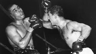 Rocky Marciano Vs Joe Louis  LÃ¡grimas en el Madison [upl. by Noelopan]