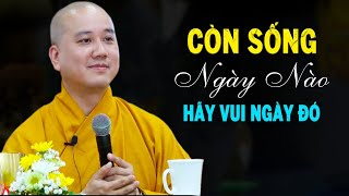 CÒN SỐNG NGÀY NÀO hãy VUI NGÀY ĐÓ  Pháp Thoại Thầy Thích Pháp Hòa [upl. by Pitts]