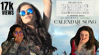 Indian 2  Calendar Song Lyric Video  French amp Indian React [upl. by Uhsoj]